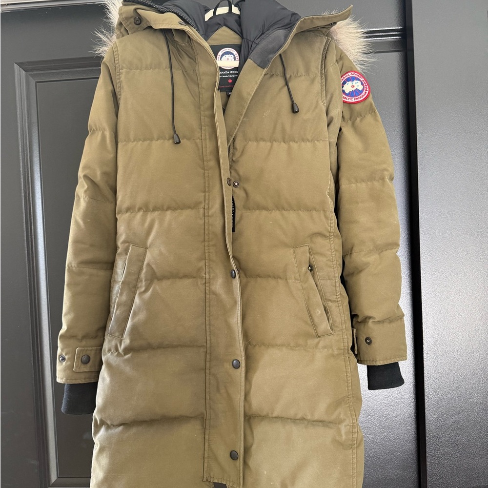Canada Goose olive green Puffer Jacket
